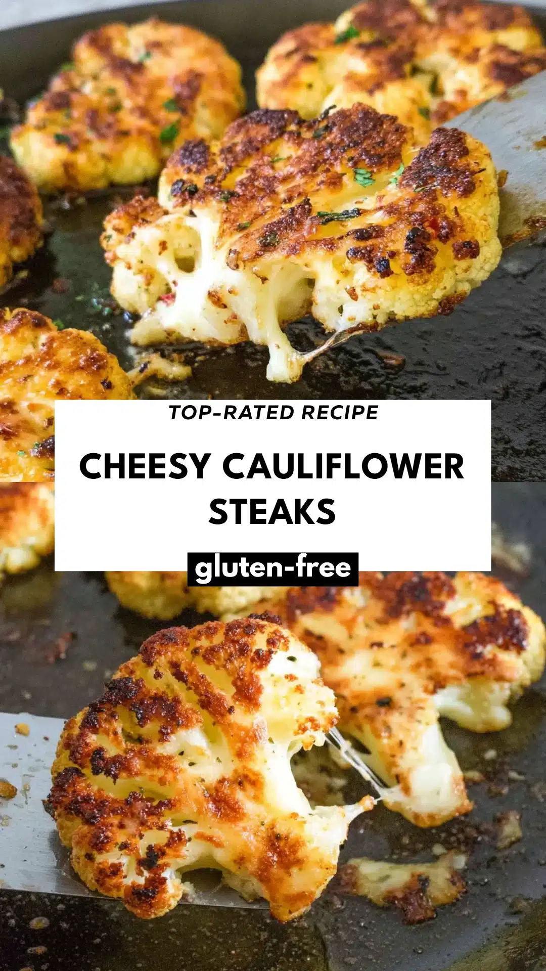 Cheesy Cauliflower Steaks