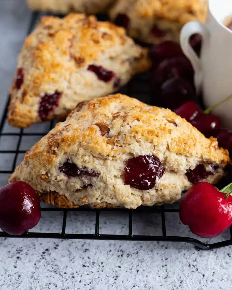 Cherry Almond Scones