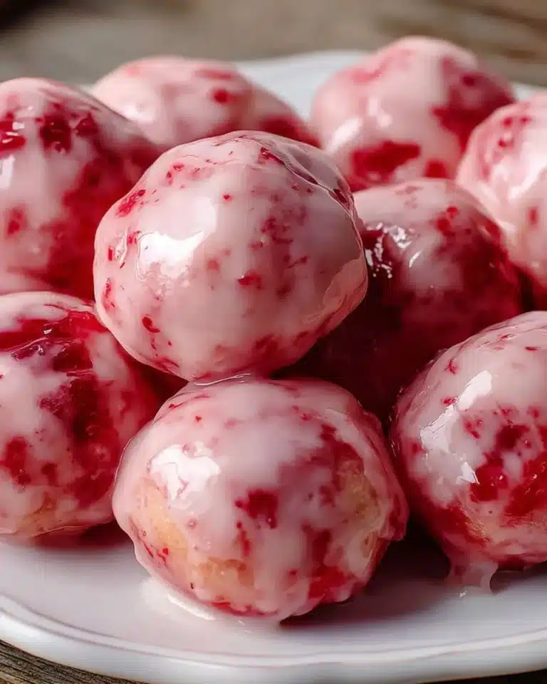 A bowl of delicious homemade Cherry Balls, a sweet treat for dessert lovers.