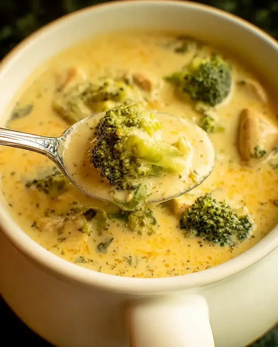 Creamy Chicken and Broccoli Soup