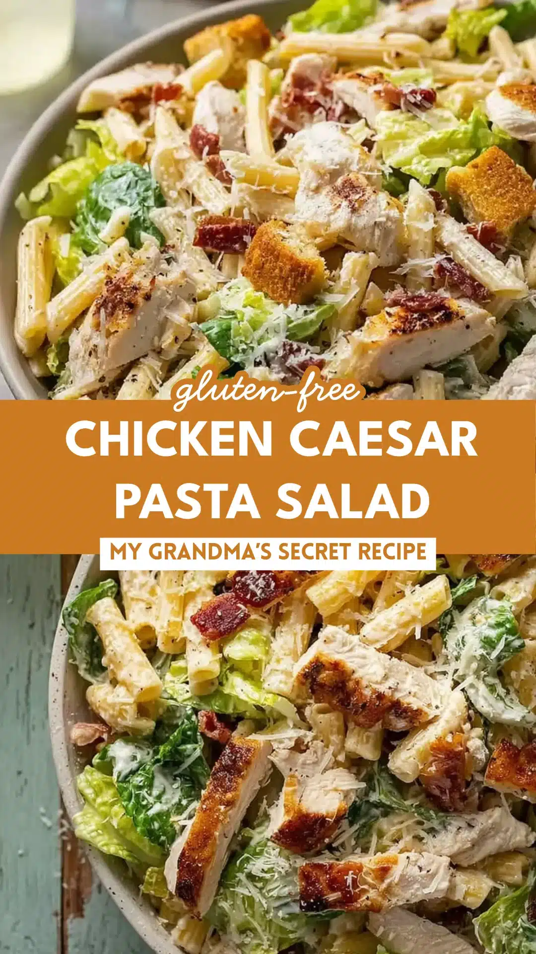 Chicken Caesar Pasta Salad