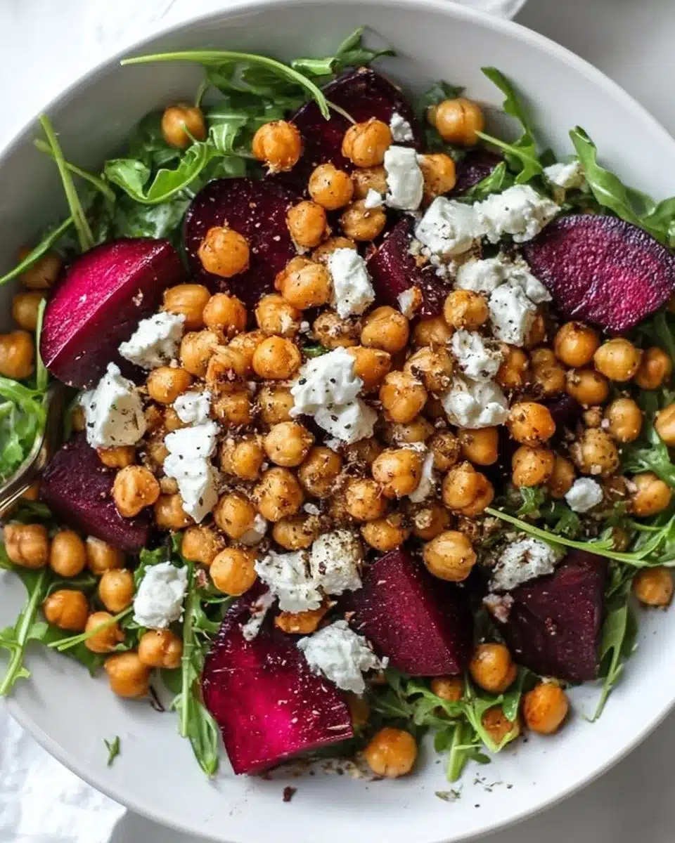 Chickpea, Beet, and Feta Salad