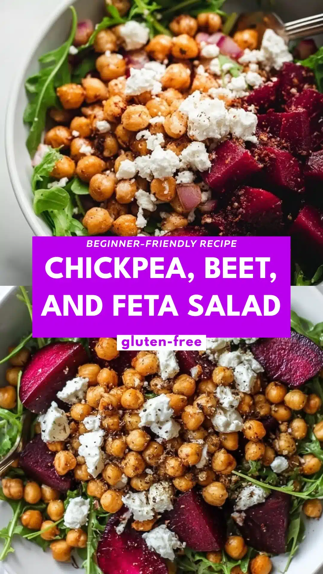 Chickpea, Beet, and Feta Salad