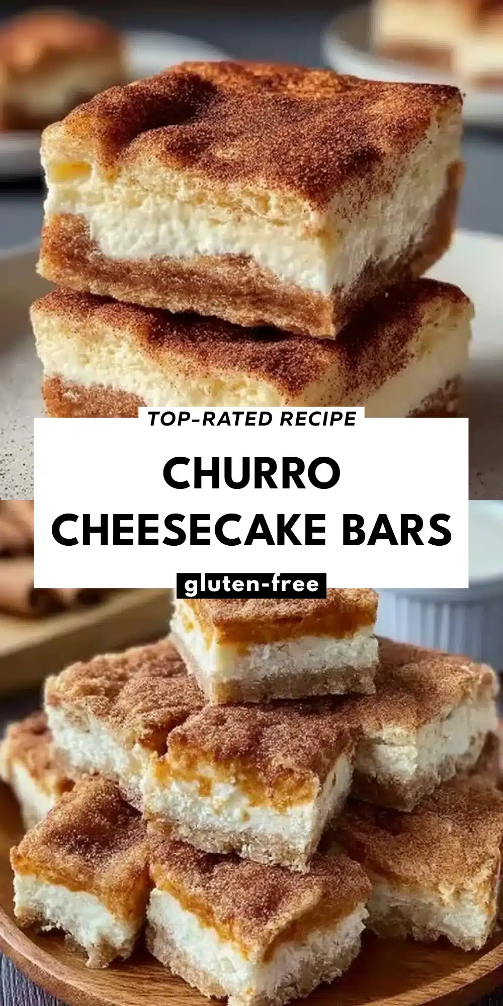 Churro Cheesecake Bars