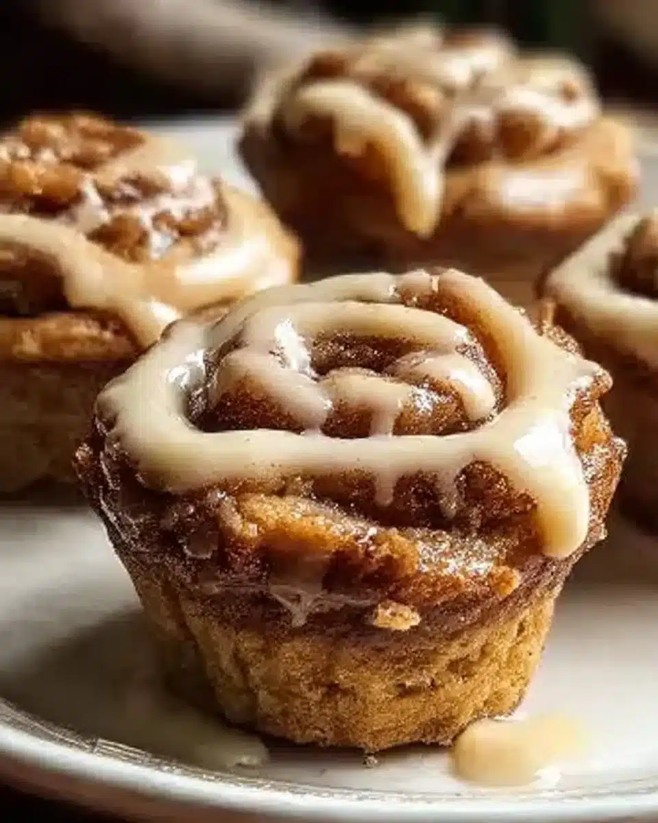 Cinnamon Roll Protein Muffins