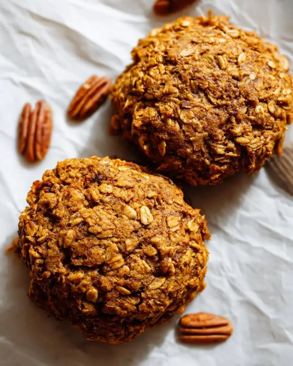 Delicious cinnamon sweet potato breakfast cookies on a plate