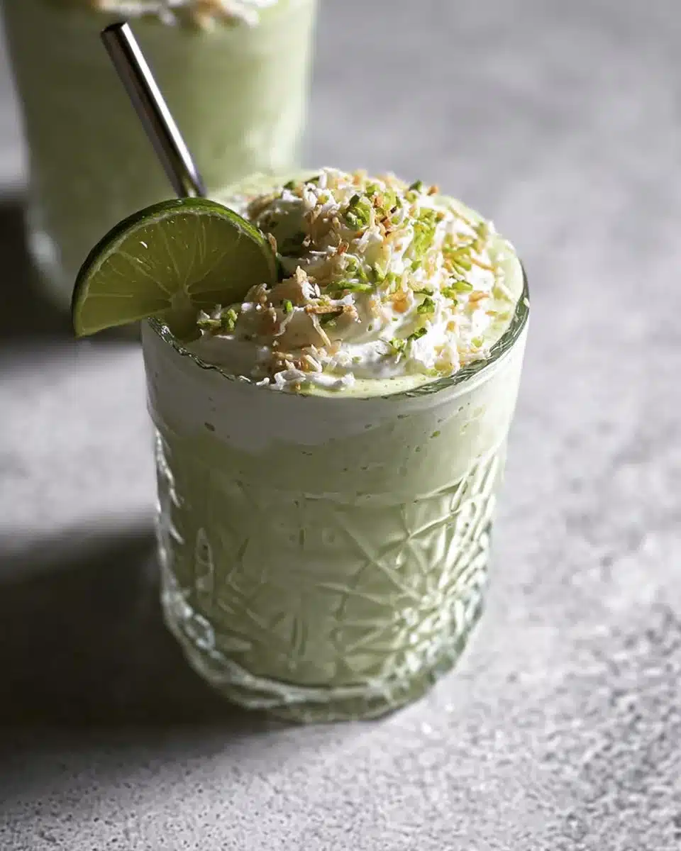 Creamy Coconut Key Lime Pie Smoothie