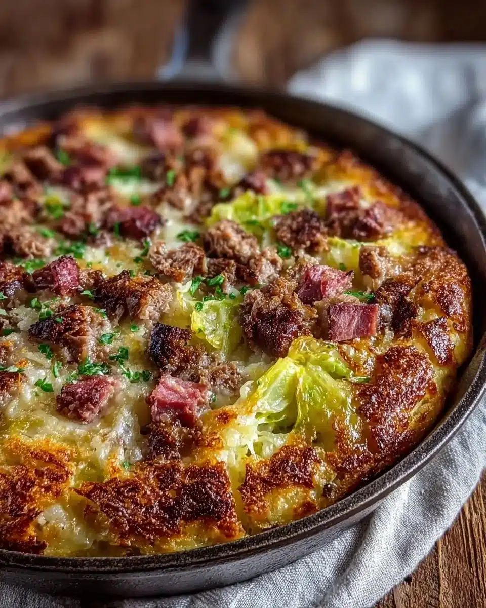 Corned Beef and Cabbage Skillet