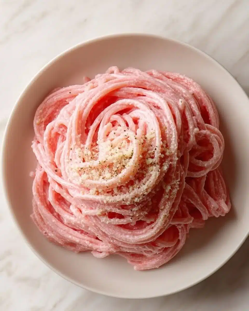 Creamy Vegan Pink Pasta