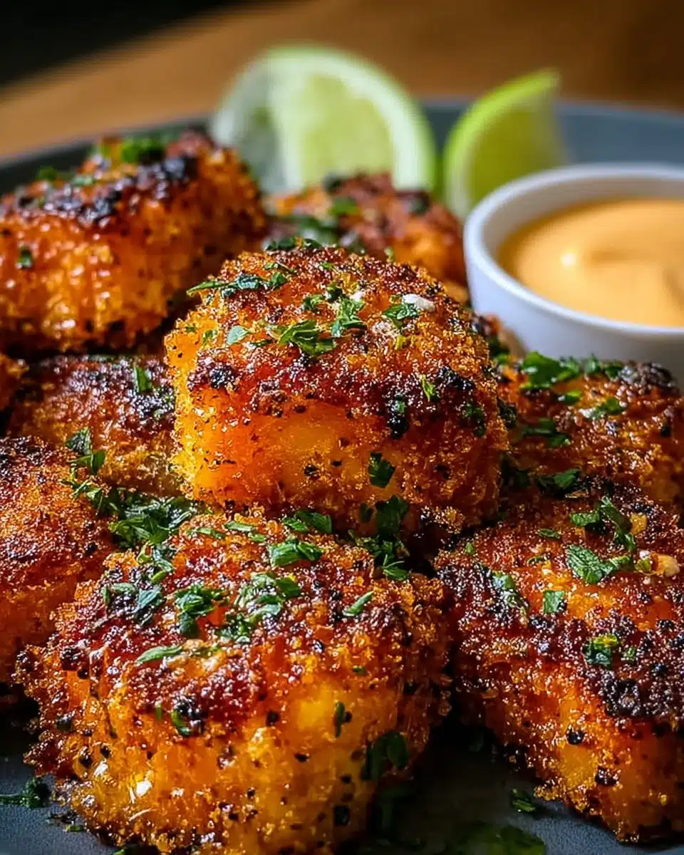 Crispy Bang Bang Salmon Bites