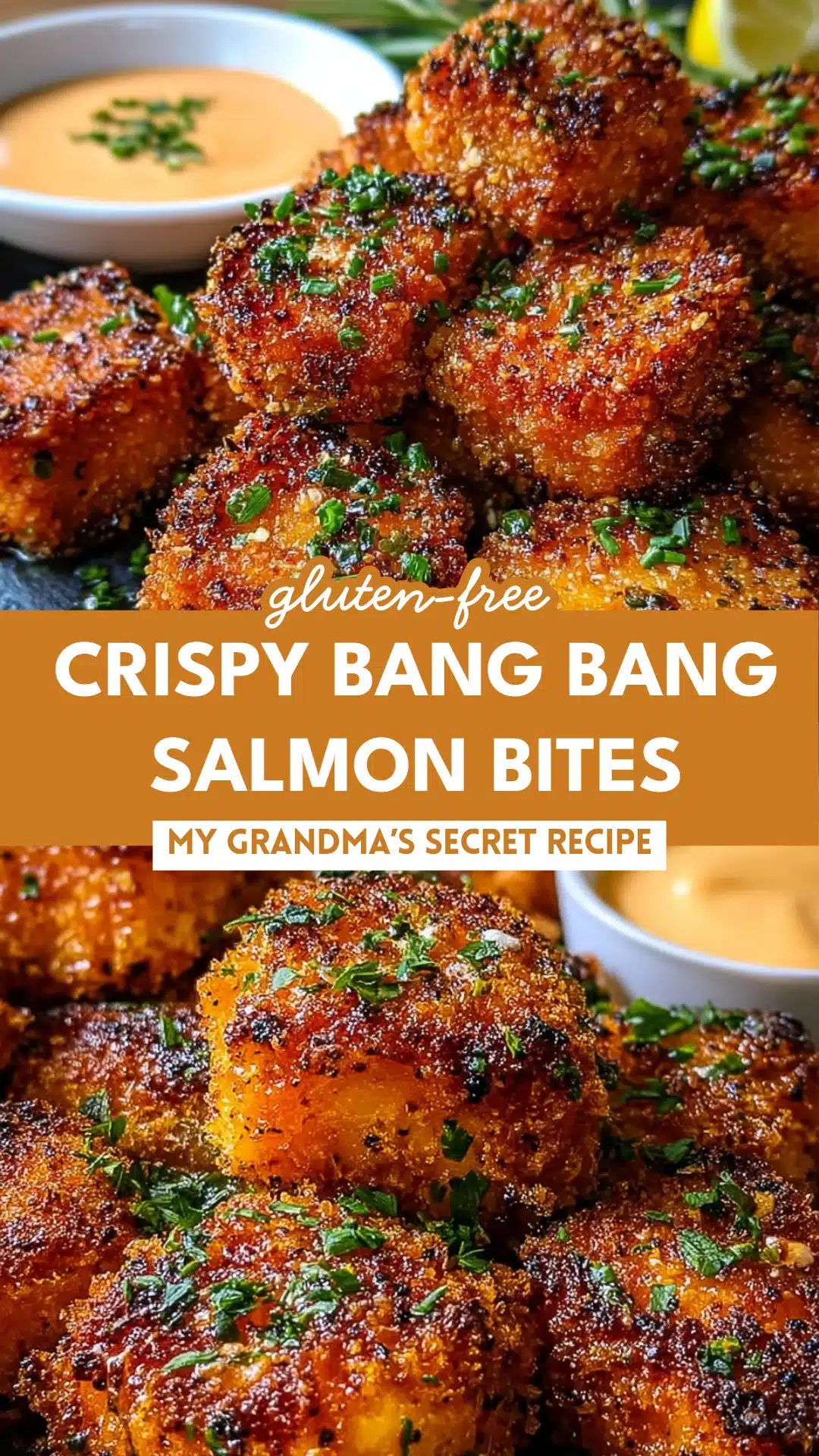 Crispy Bang Bang Salmon Bites