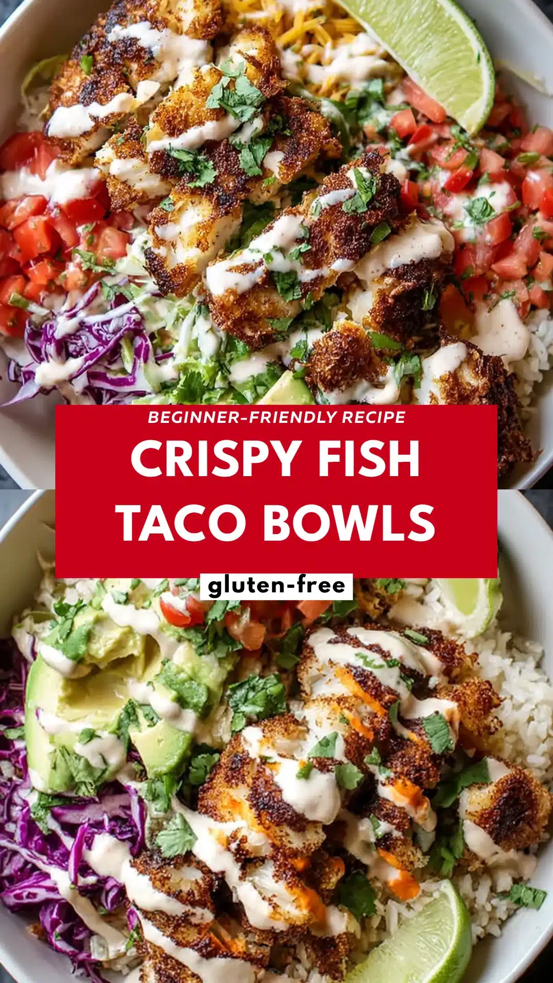 Crispy Fish Taco Bowls