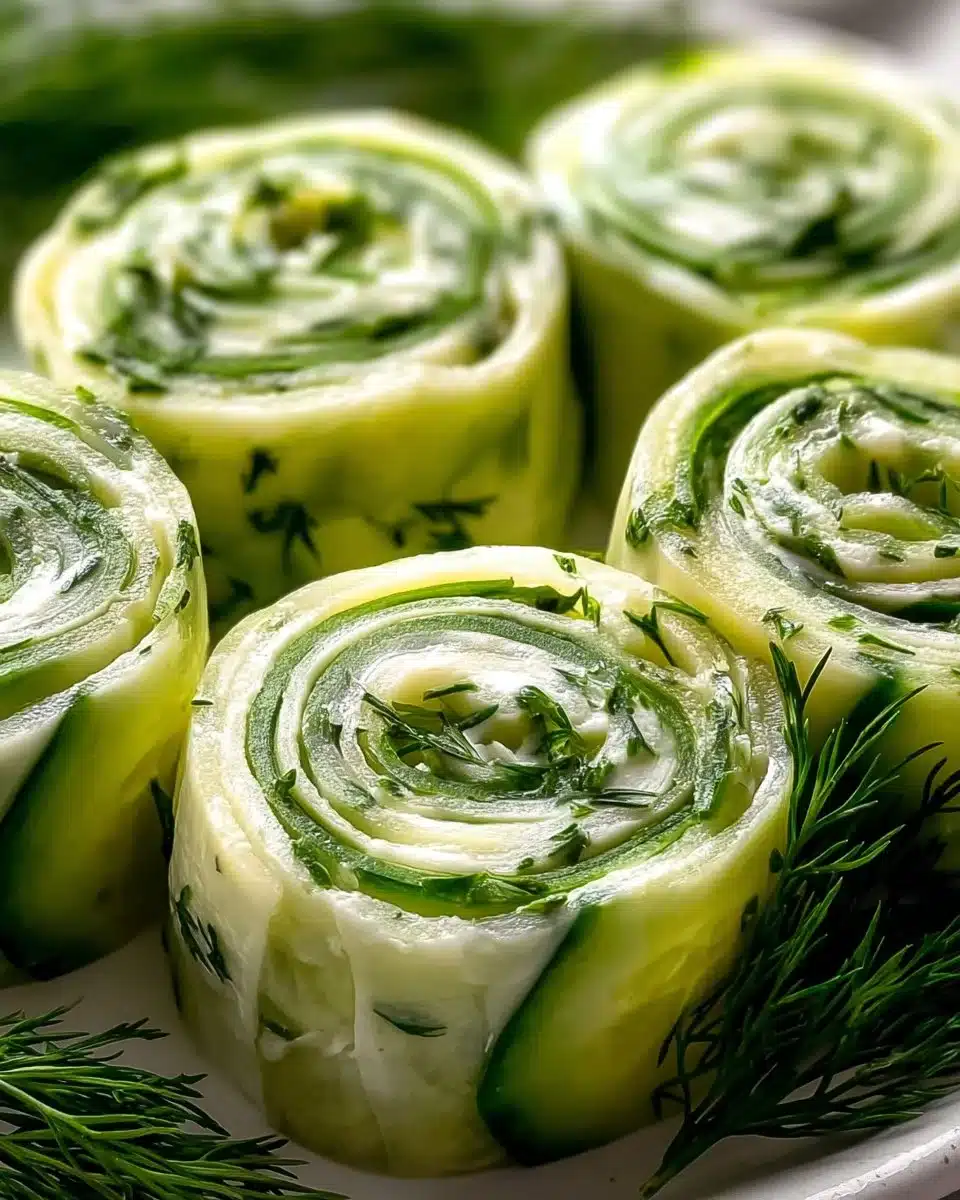 Cucumber and Dill Pinwheels