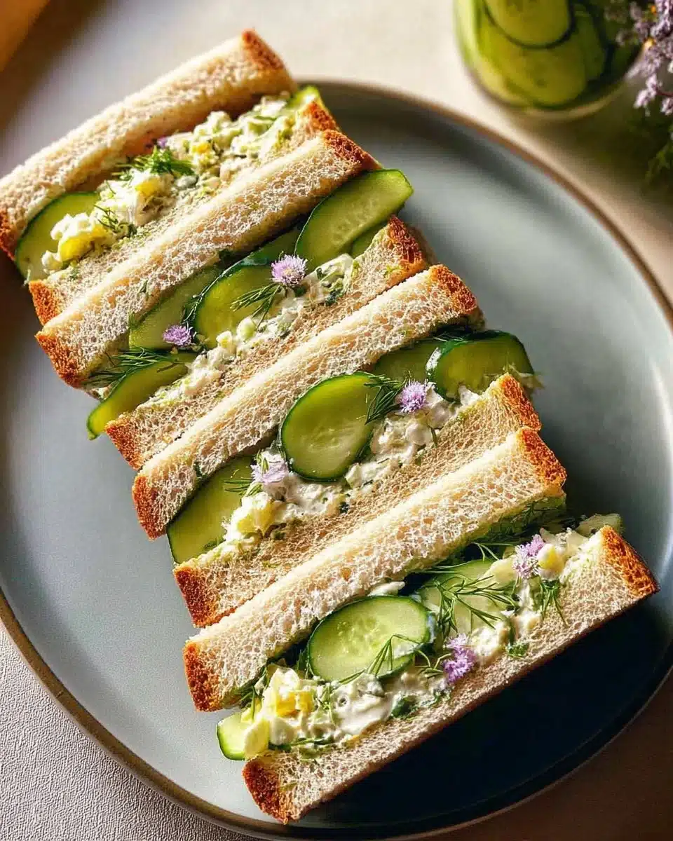 Flavorful Cucumber Salad Sandwiches