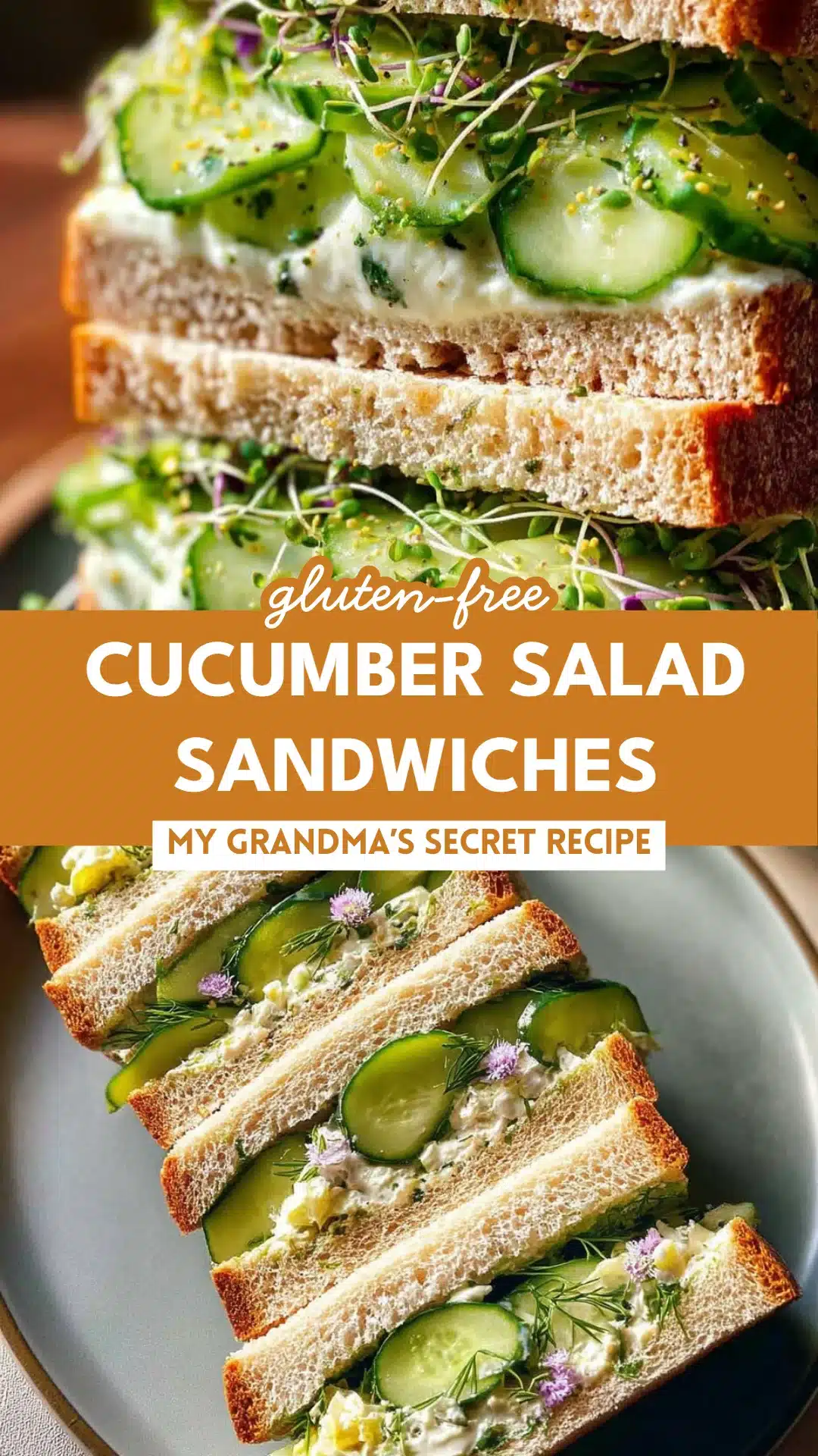 Cucumber Salad Sandwiches