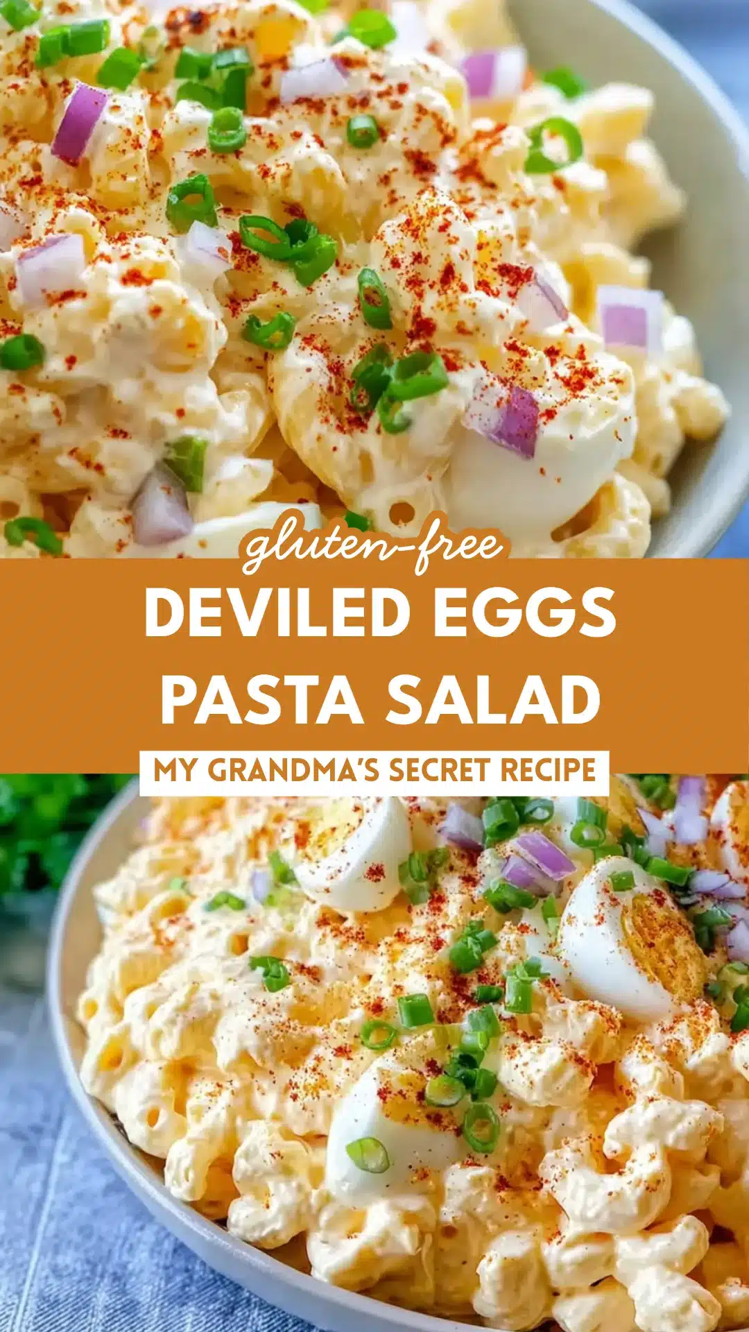 Deviled Eggs Pasta Salad