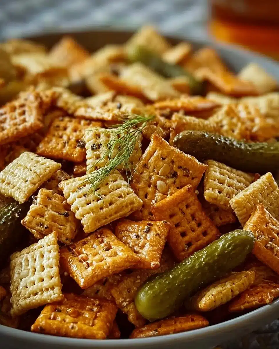 Dill Pickle Chex Mix