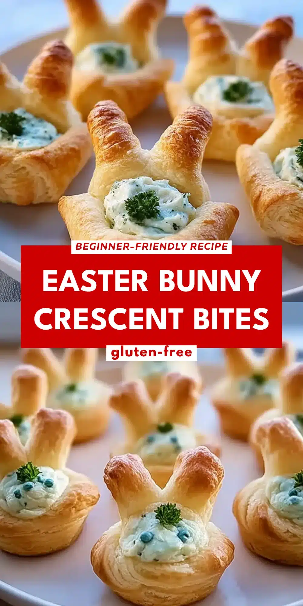Easter Bunny Crescent Bites
