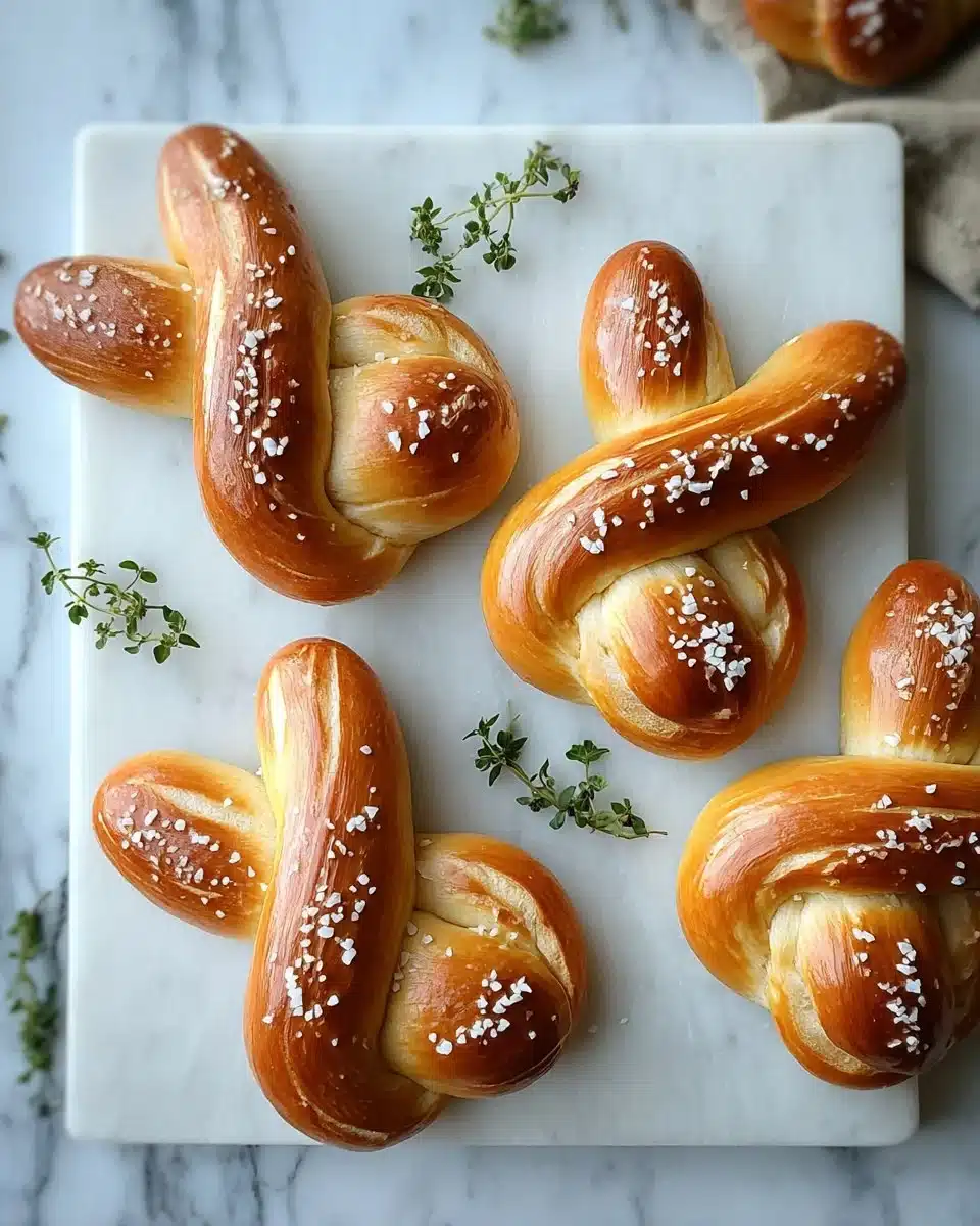 Easter Bunny Soft Pretzels