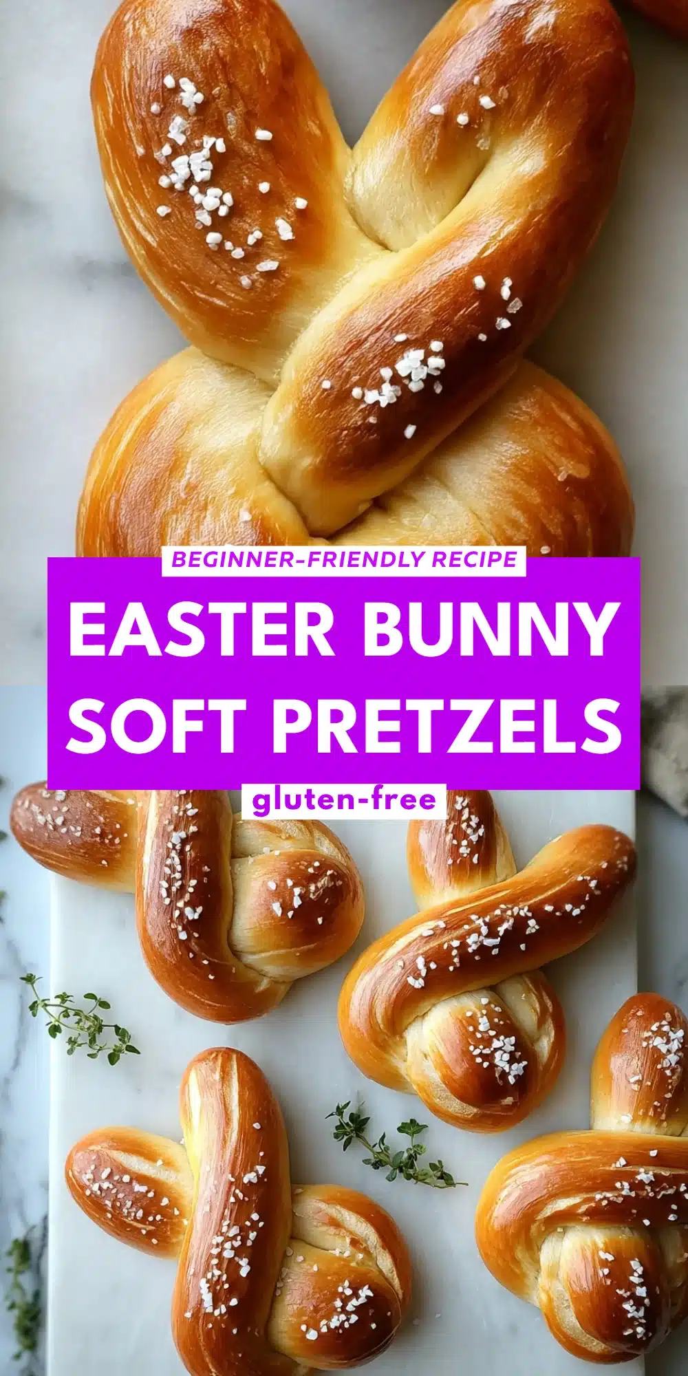 Easter Bunny Soft Pretzels