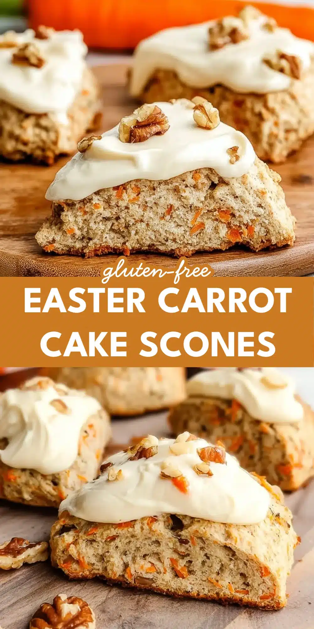Easter Carrot Cake Scones