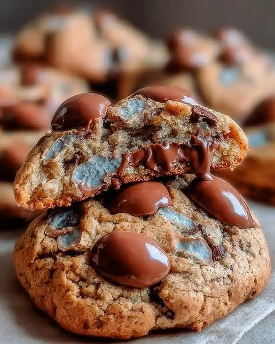 Decorative Easter Chocolate Cookies with colorful sprinkles