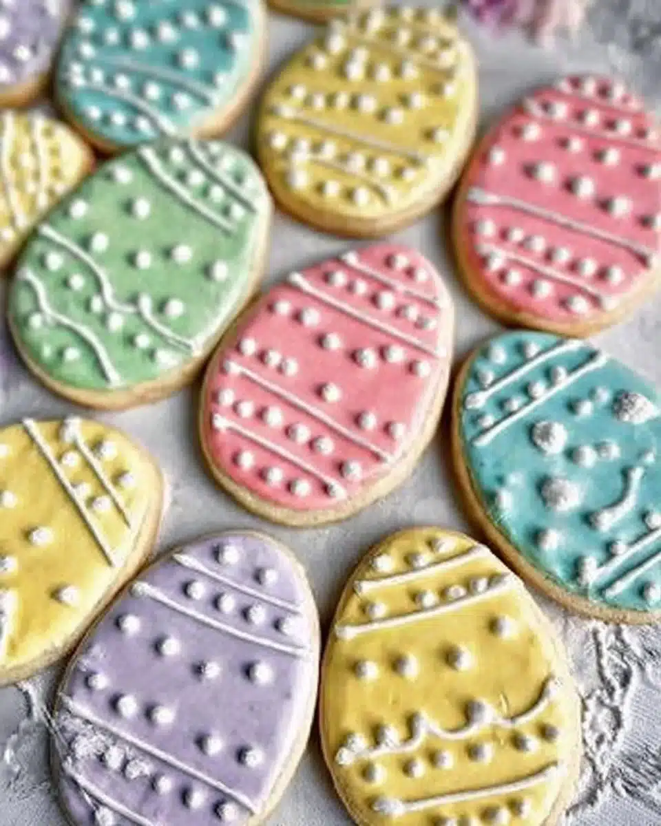 Easter Egg Sugar Cookies