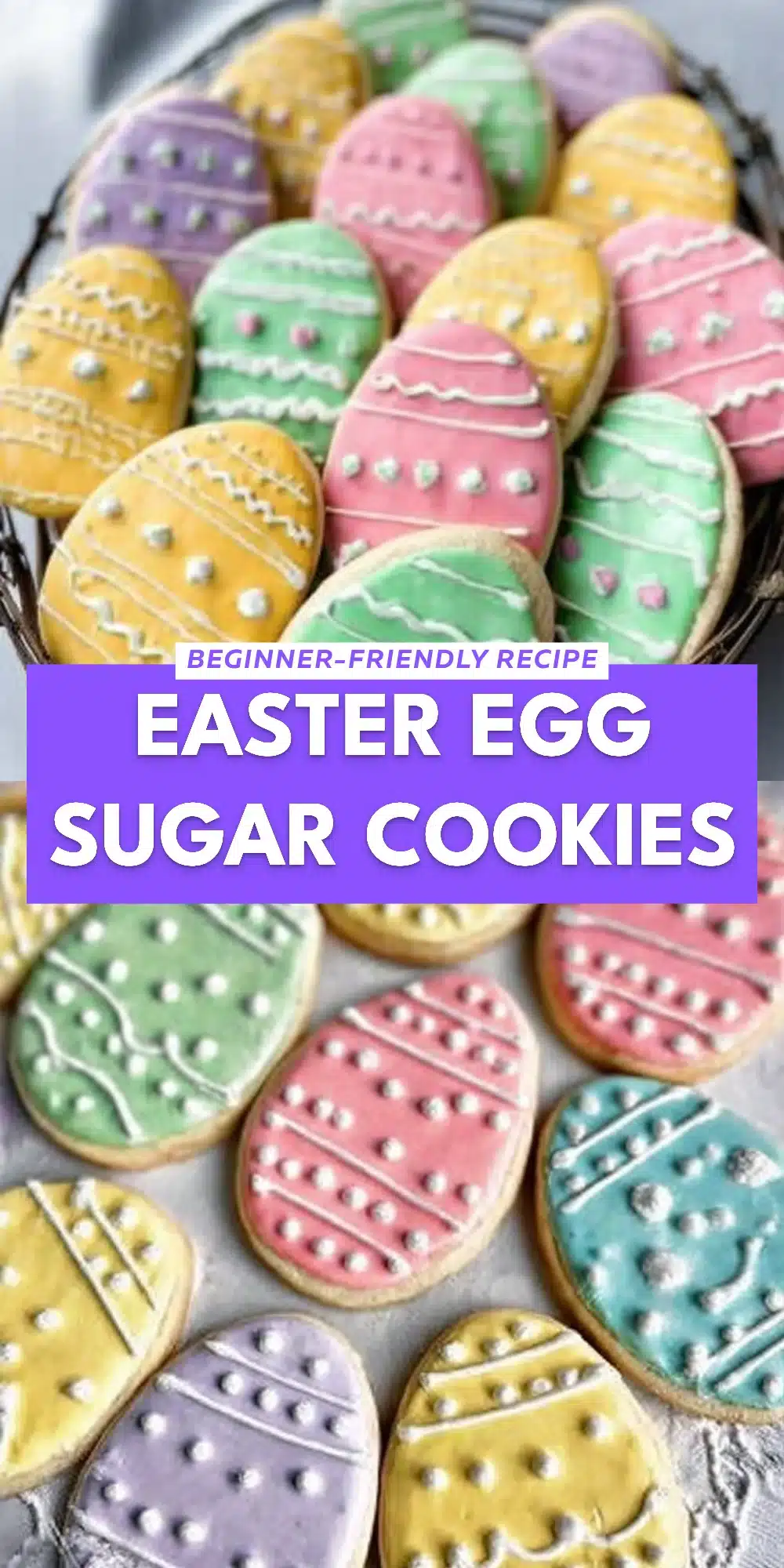 Easter Egg Sugar Cookies