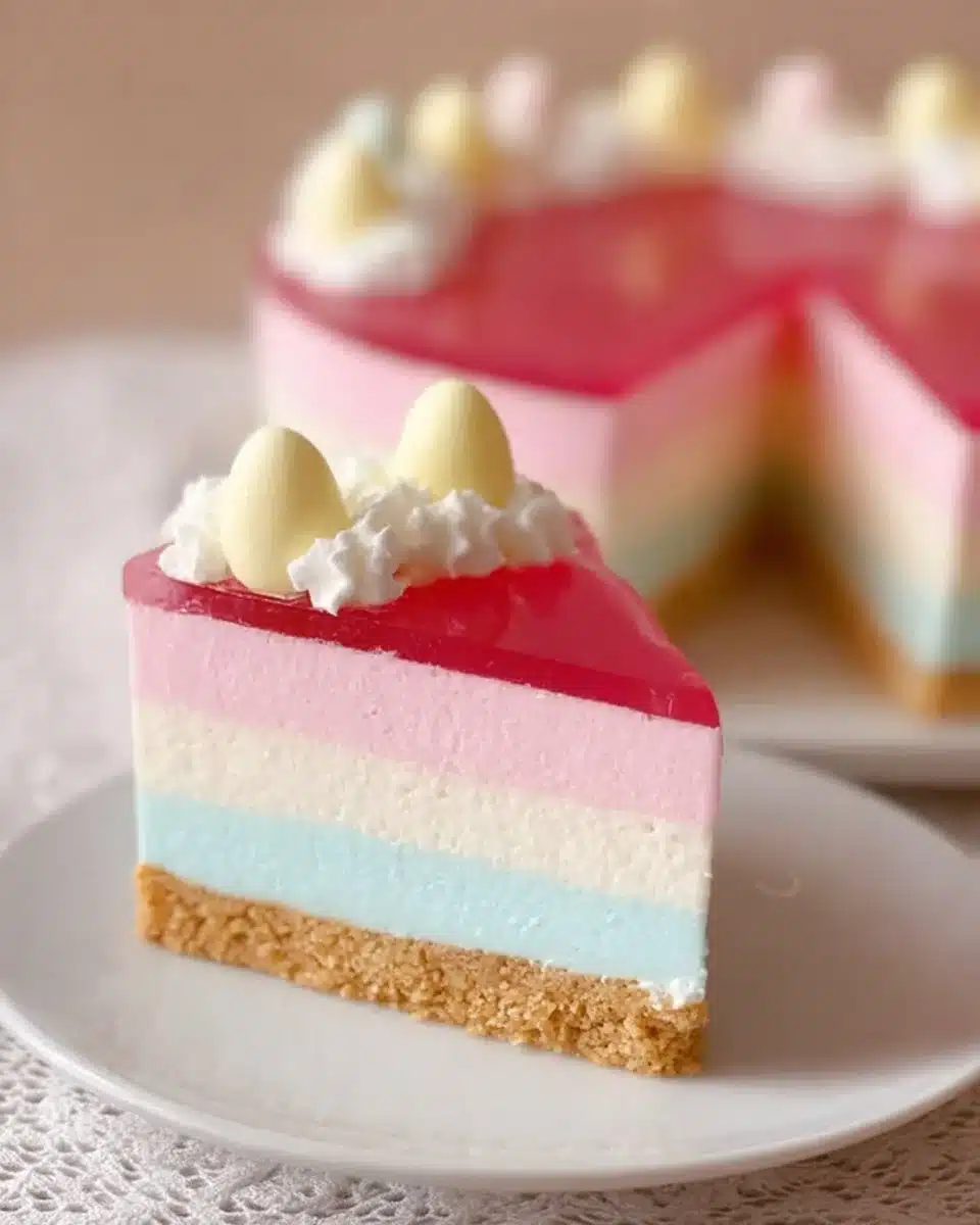 Easter JELLO Cheesecake