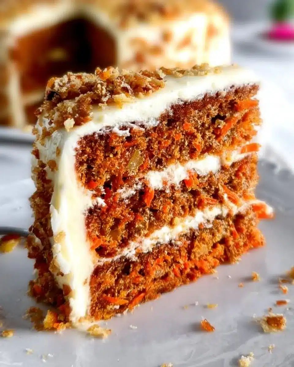 Moist Easter Pineapple Carrot Cake
