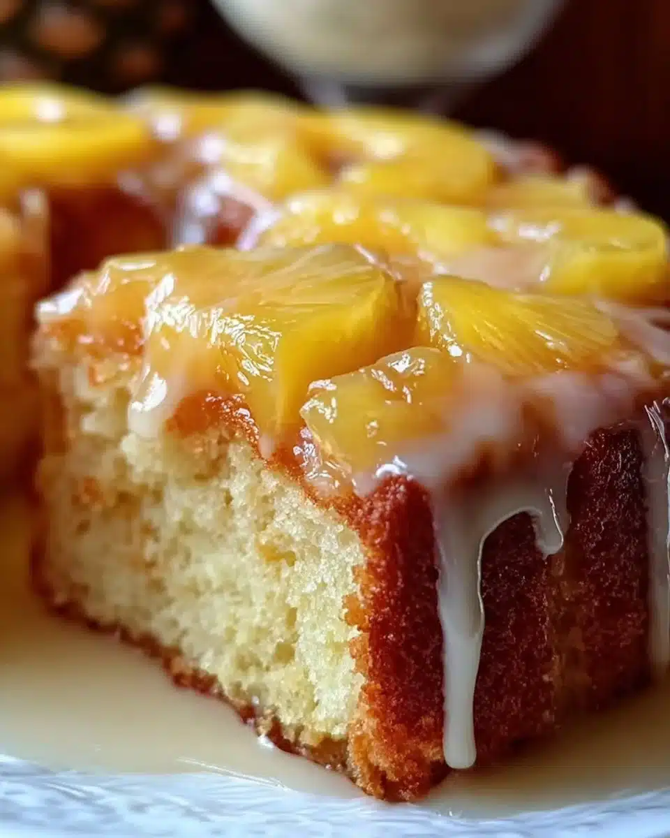 Delicious Easter Pineapple Cake decorated with fresh fruit and vibrant colors.
