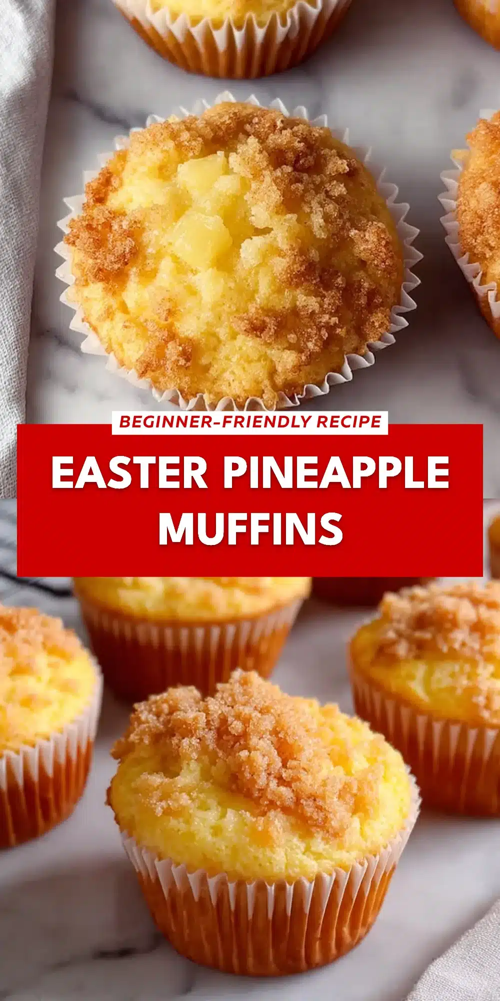 Easter Pineapple Muffins