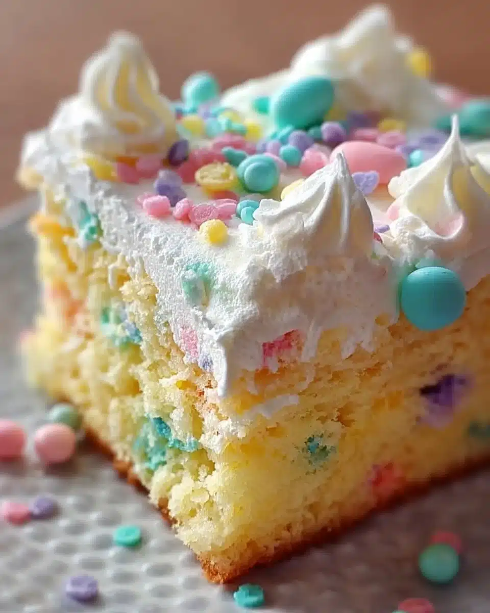 Easter Poke Cake