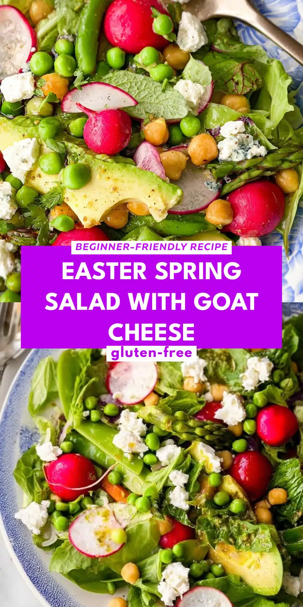Easter Spring Salad with Goat Cheese