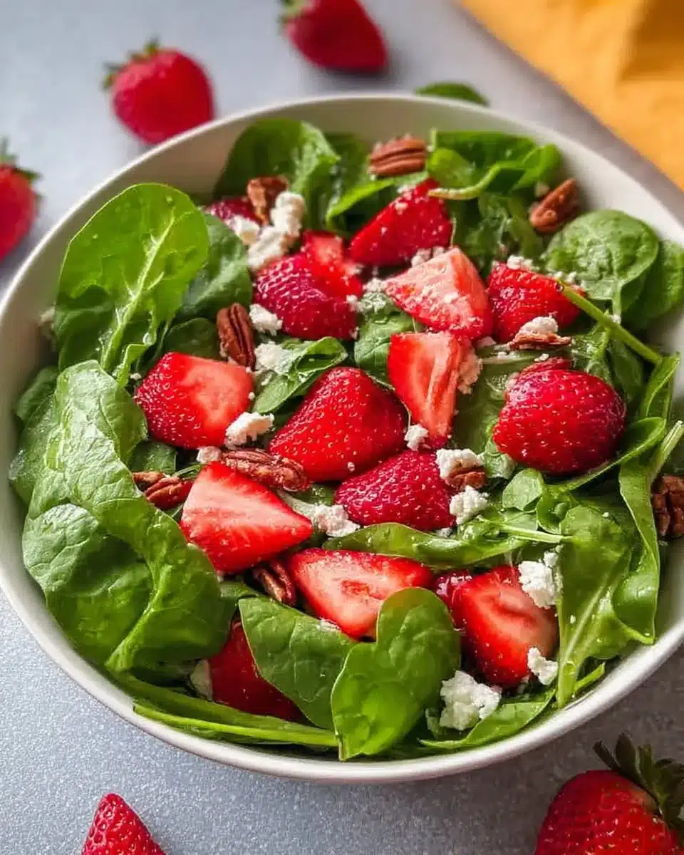 Quick Easter Strawberry Spring Salad