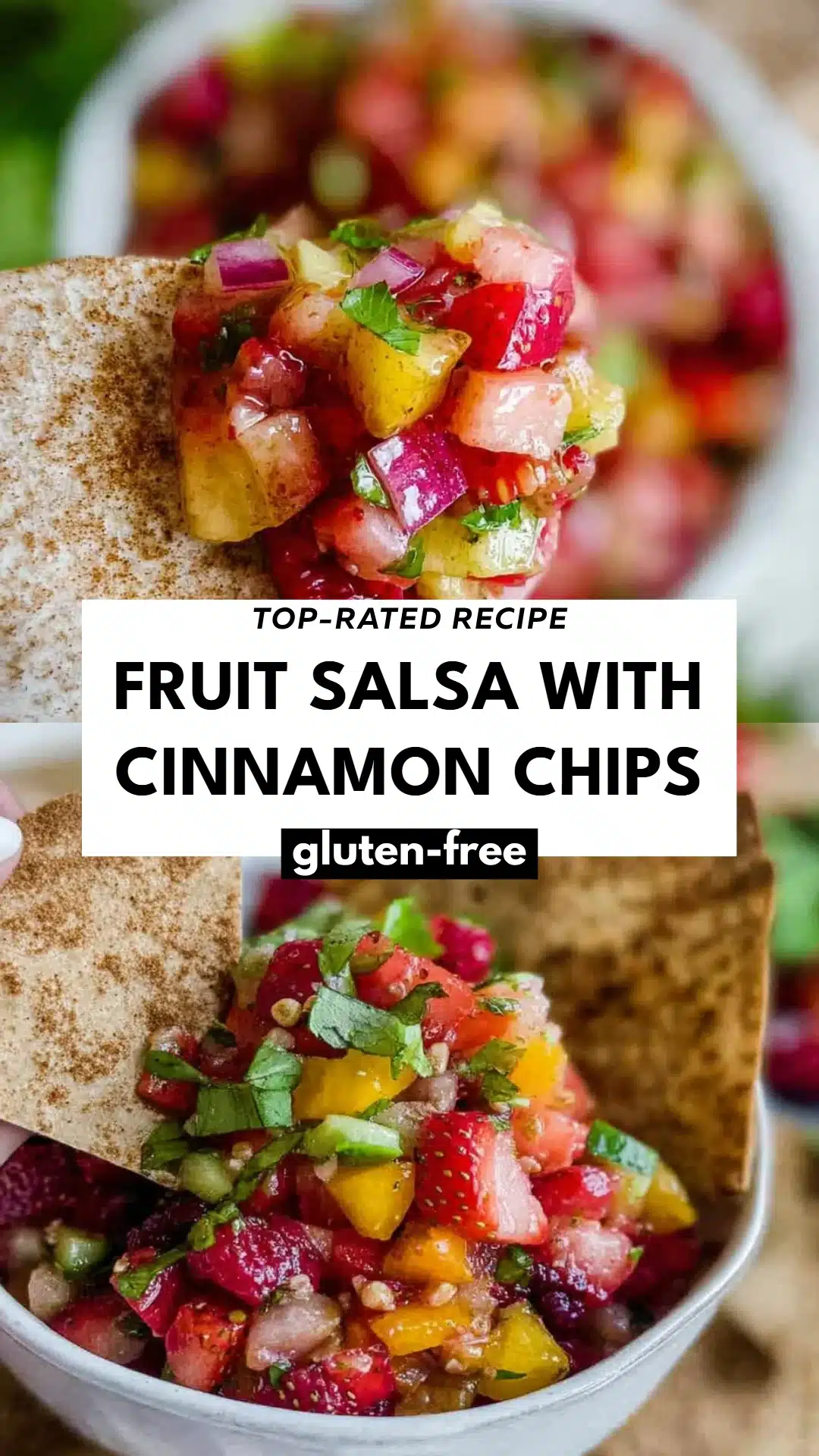 Fruit Salsa with Cinnamon Chips
