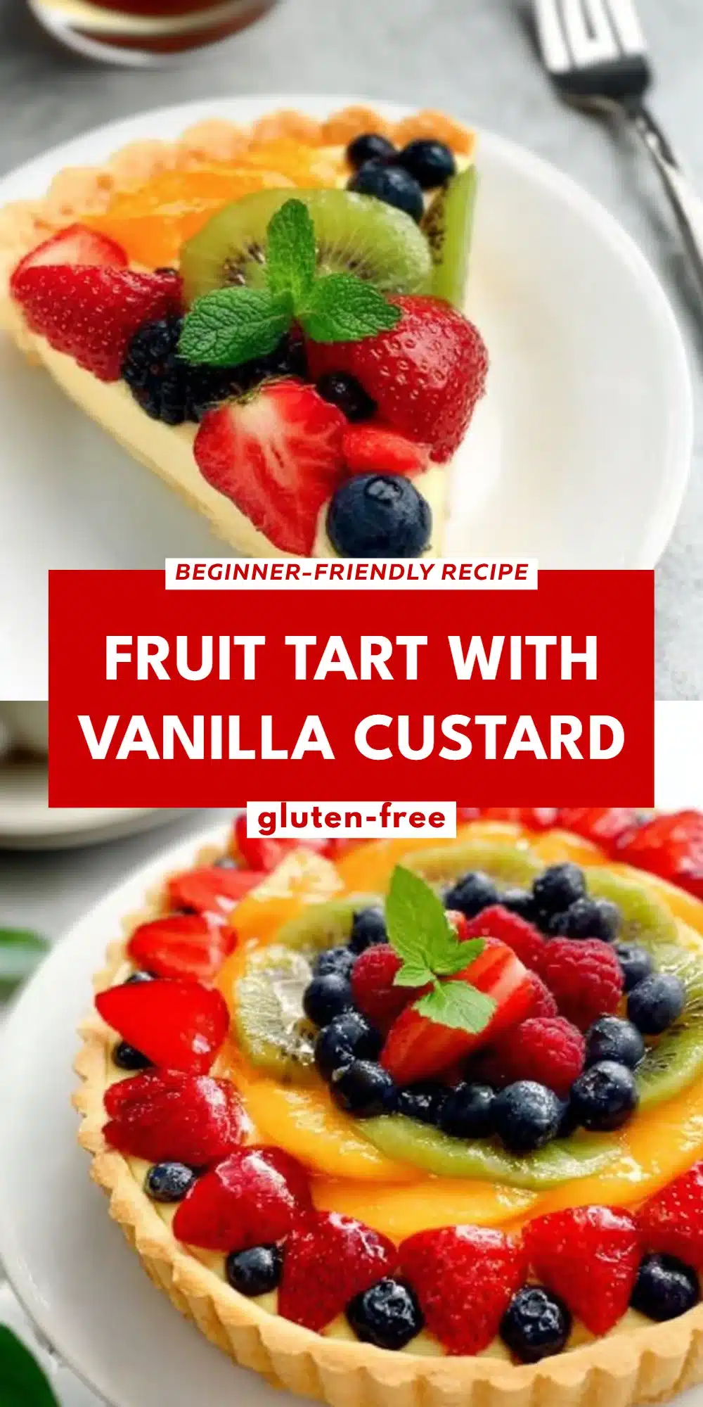 Fruit Tart with Vanilla Custard