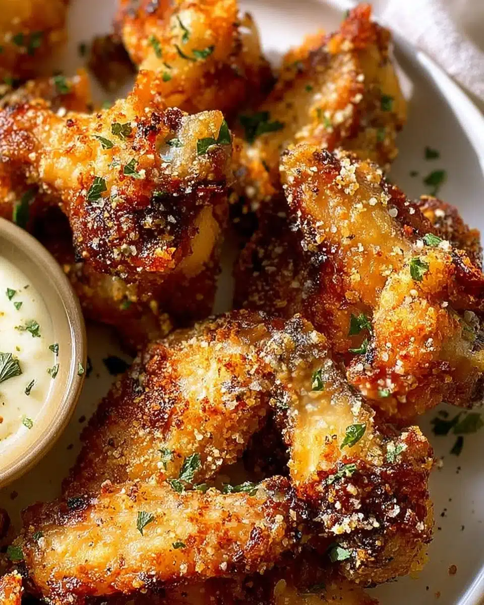 Garlic Parmesan Chicken Wings