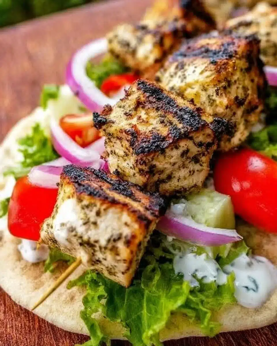 Greek Chicken Skewers