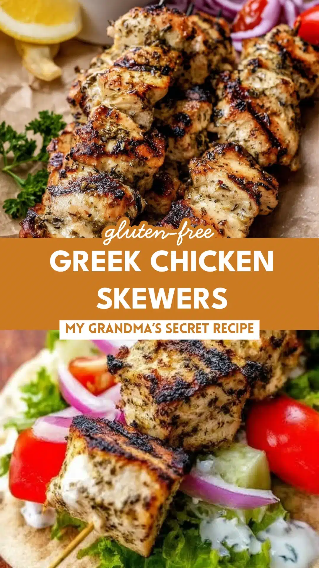 Greek Chicken Skewers