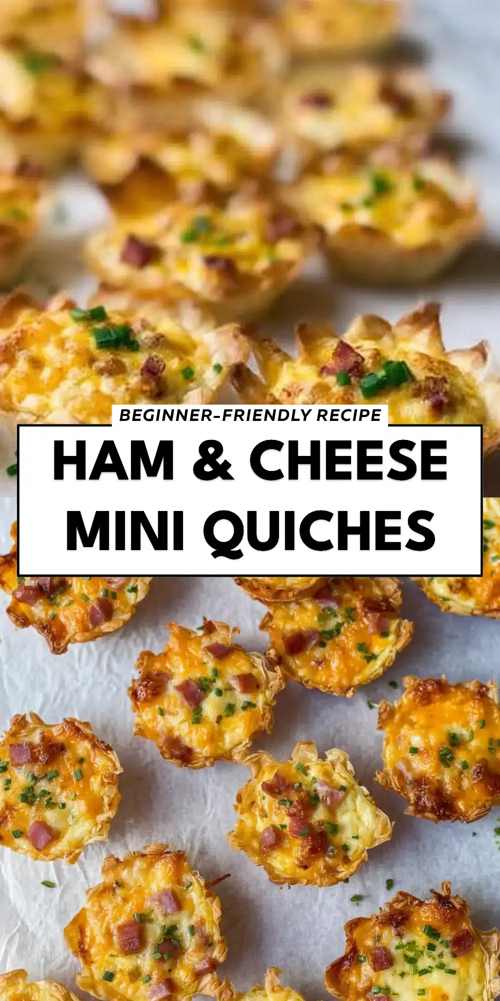 Ham & Cheese Mini Quiches