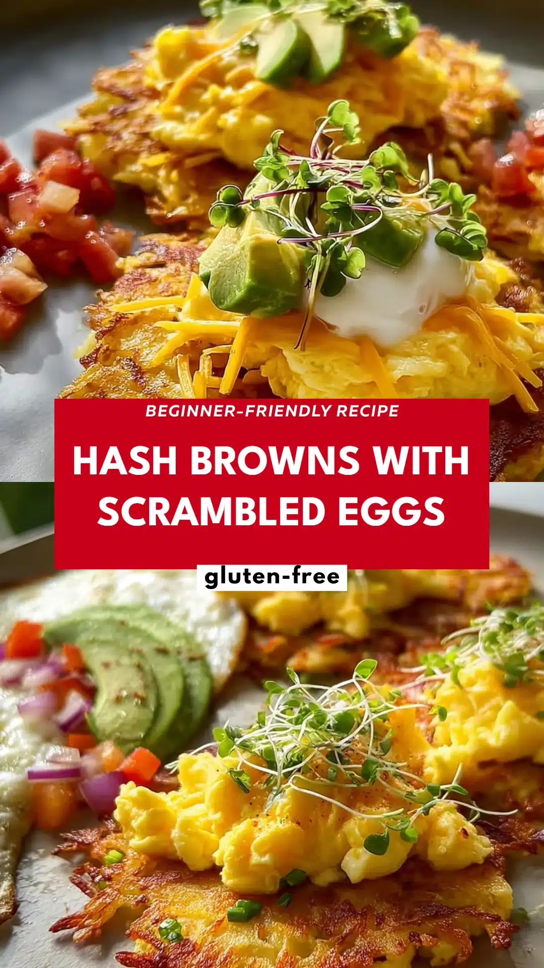 Hash Browns with Scrambled Eggs