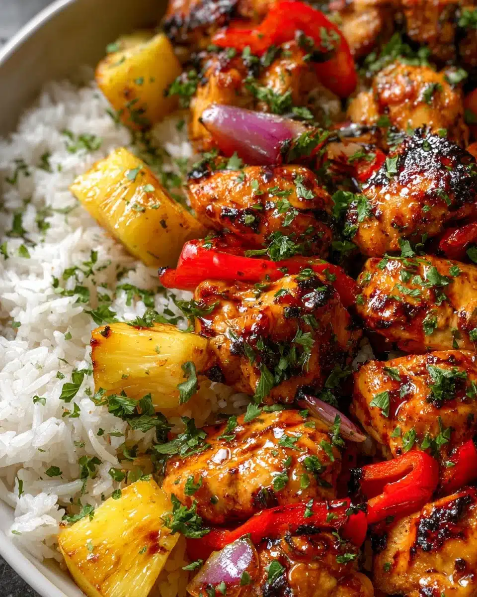 Hawaiian Chicken Sheet Pan