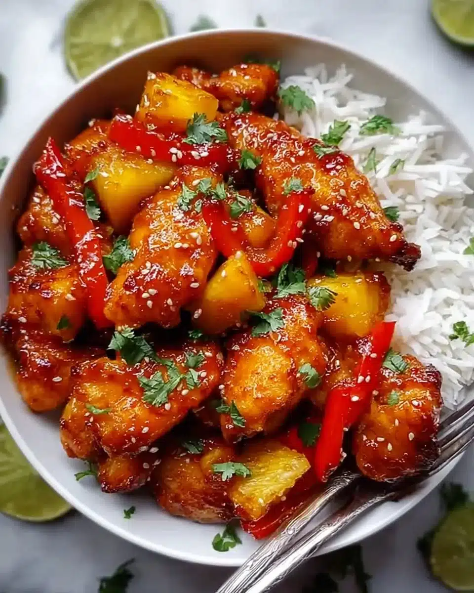 Hawaiian Chicken Sheet Pan