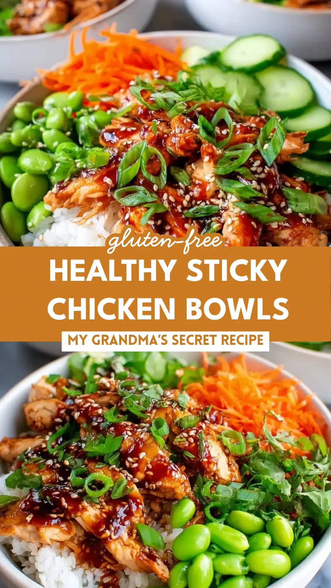Healthy Sticky Chicken Bowls