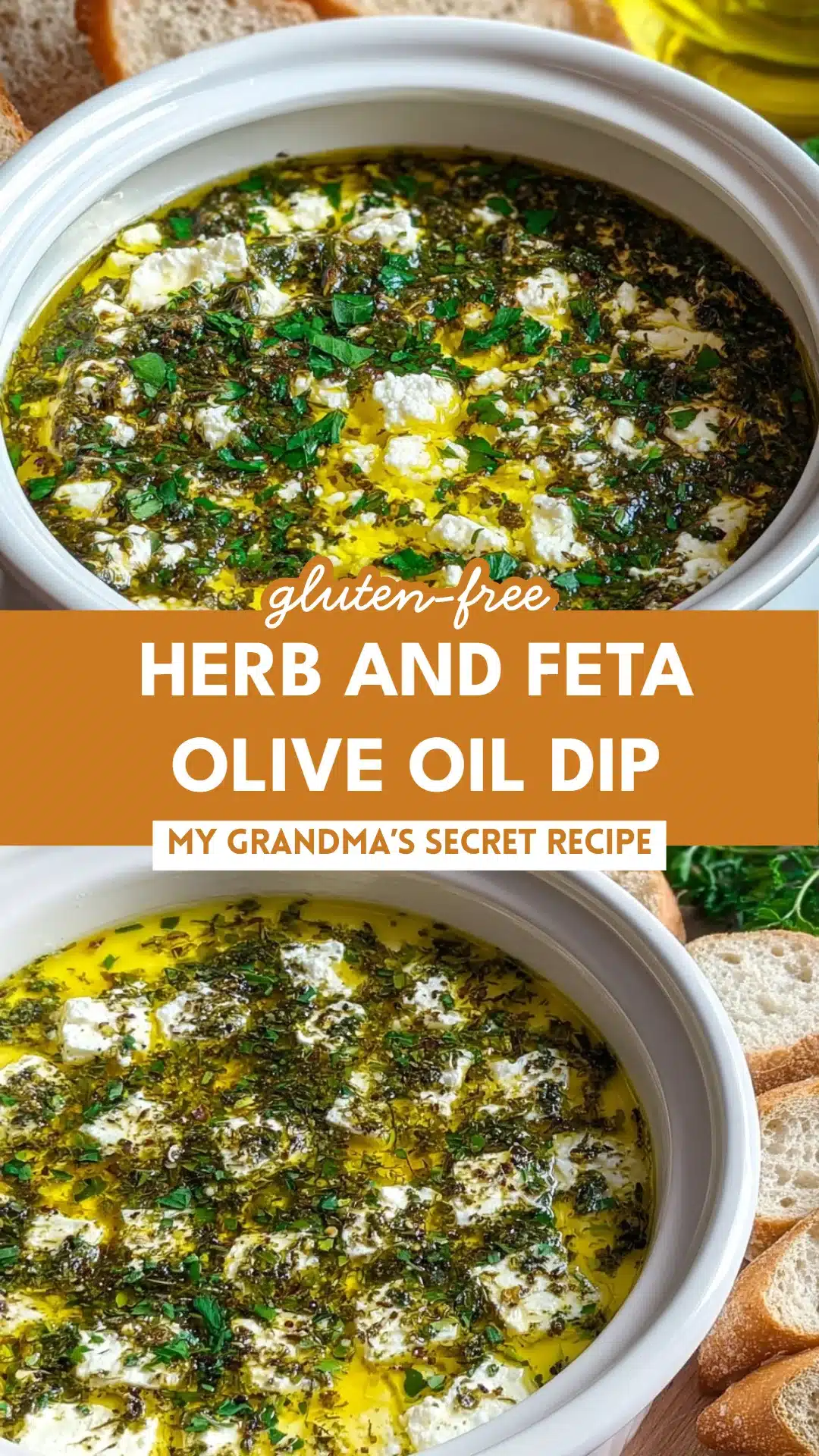 Herb and Feta Olive Oil Dip