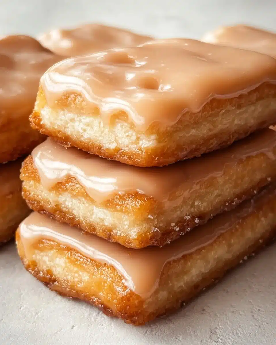 Crispy Homemade Maple Bars