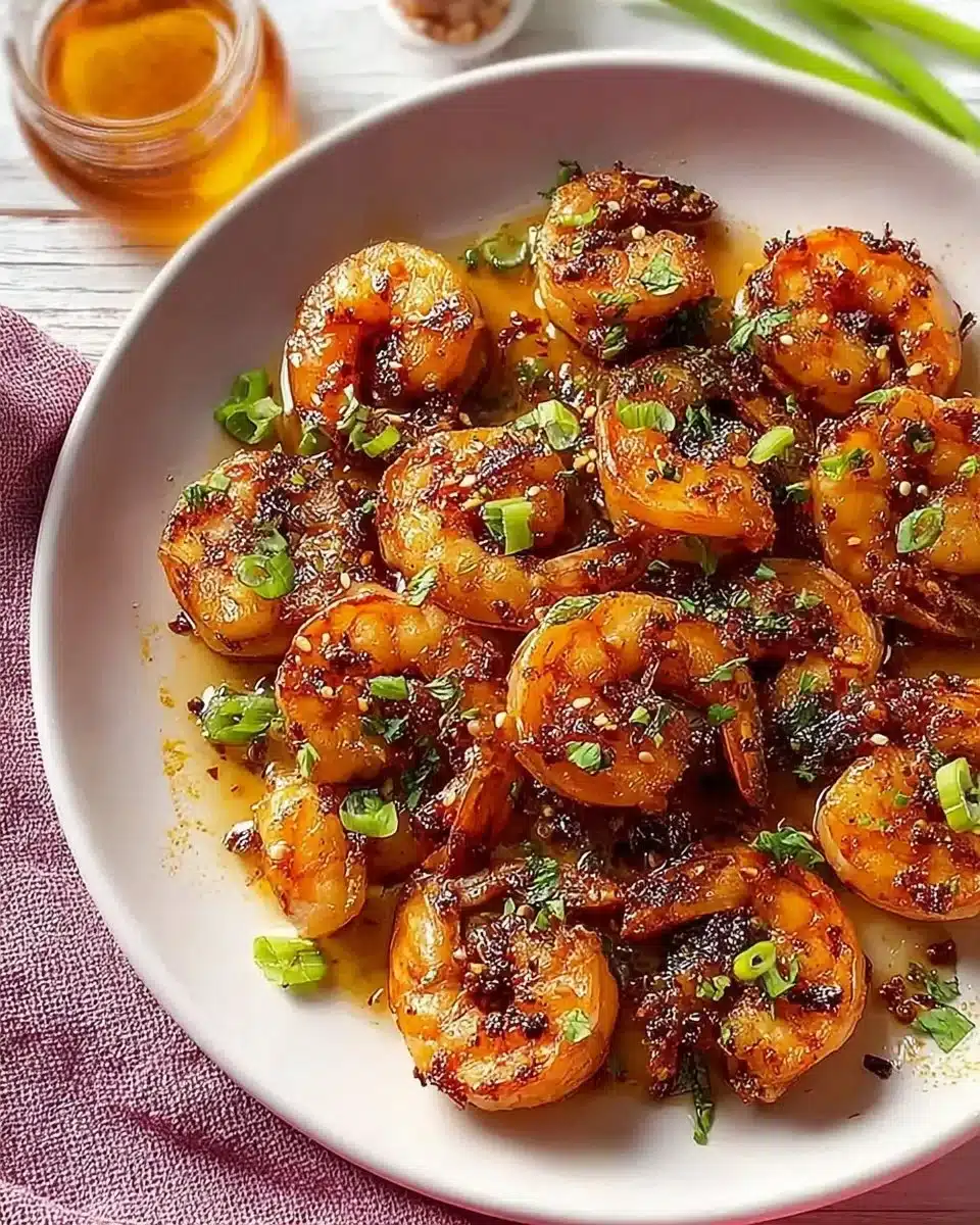 High-Protein Honey Garlic Shrimp
