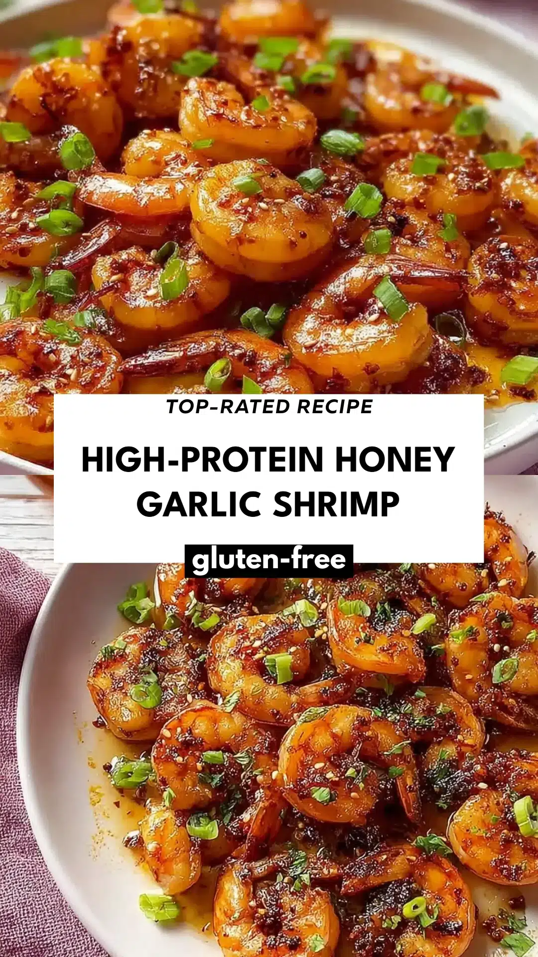 High-Protein Honey Garlic Shrimp
