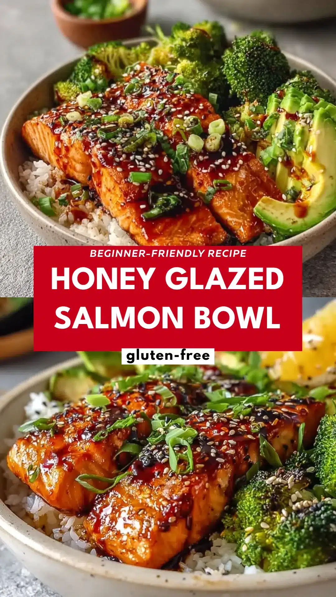 Honey Glazed Salmon Bowl